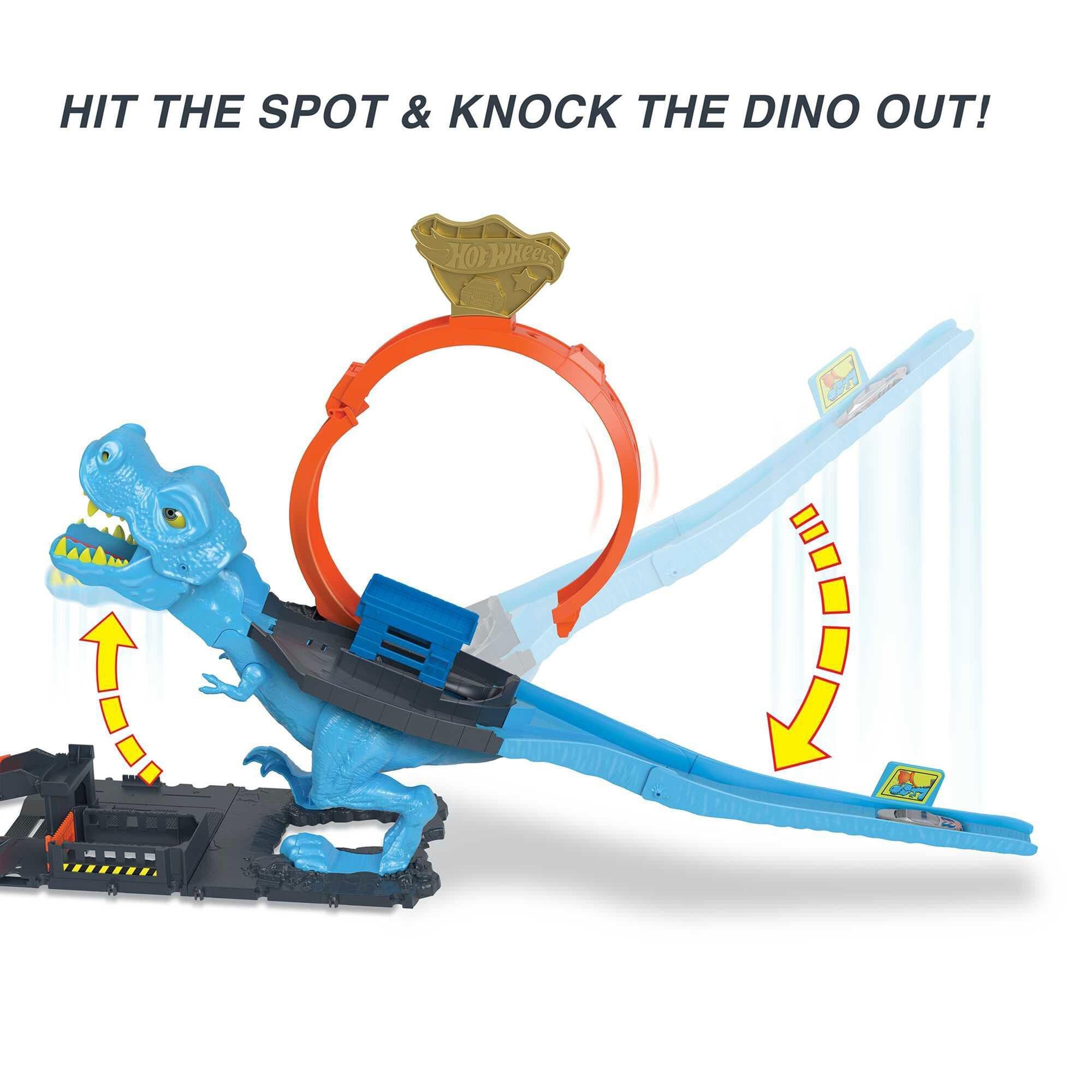 Pista hot hotsell wheels dinosaurio rex