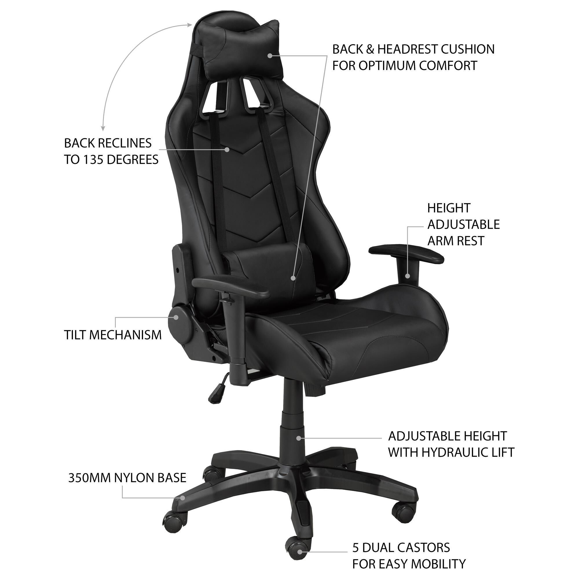 Brassex hot sale gaming chair