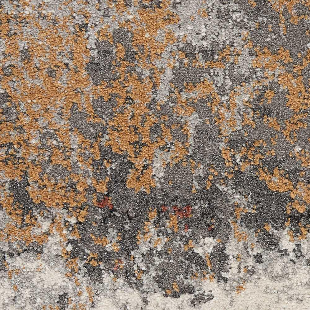 Nourison Tangra 2&#39;2&quot; x 7&#39;6&quot; Grey and Multicolor Runner, , large