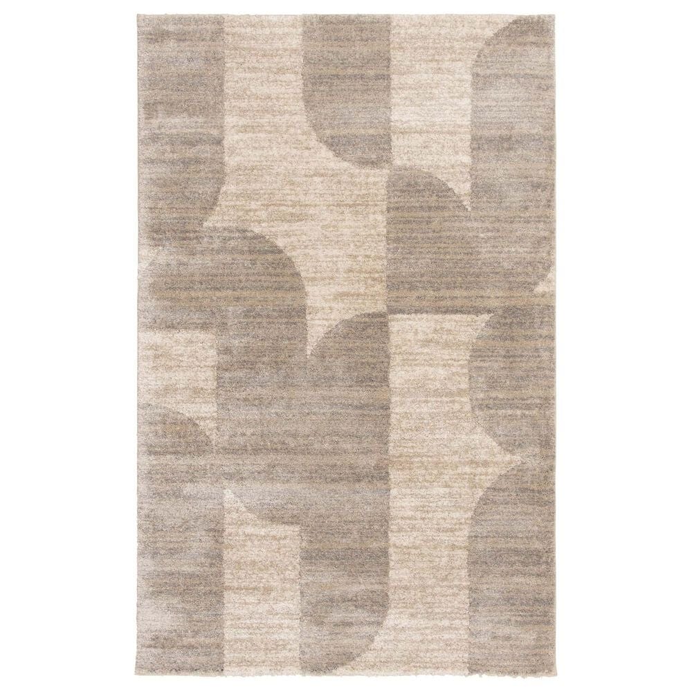 Central Oriental Stonington Armell 5" x 7"6" Oatmeal and Coconut Area Rug, , large