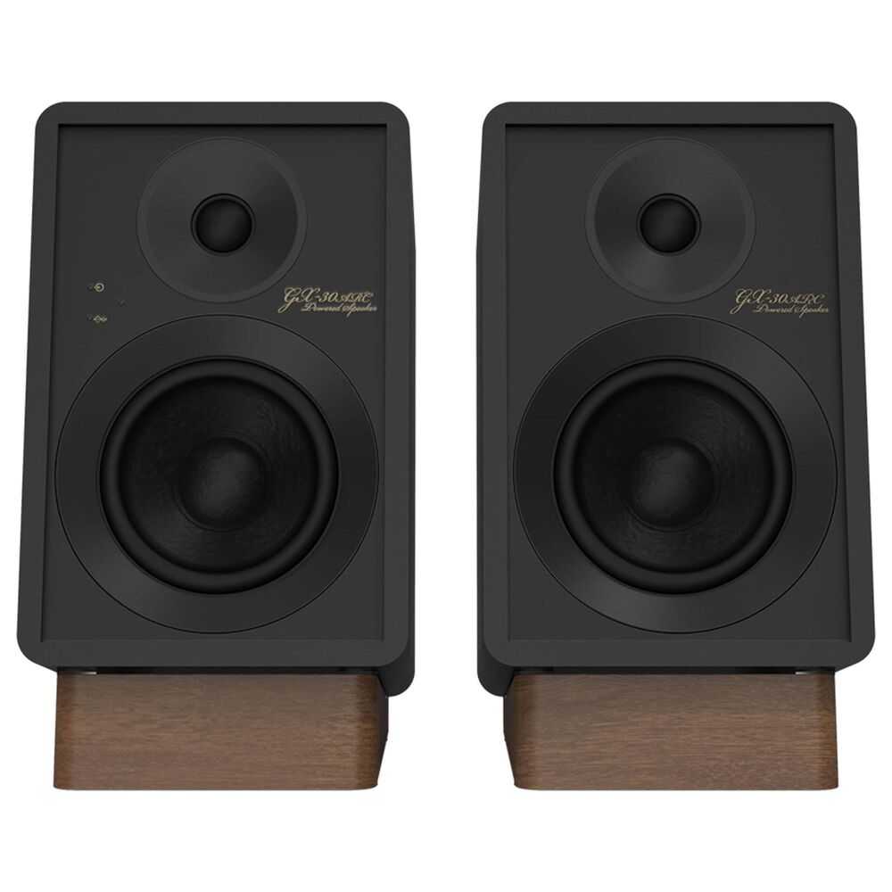 Klipsch Flexus 4&quot; Powered Monitors Bookshelf Speakers Pair in Black, , large