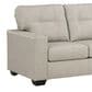 Ashley Santorine Stationary Queen Sofa Sleeper in Bone, , large