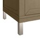 James Martin Vanities Chicago 72" Double Bathroom Vanity in Walnut Whisper with 3 cm Ethereal Noctis Quartz Top, Rectangular Sinks and FreePower Wireless Charger, , large