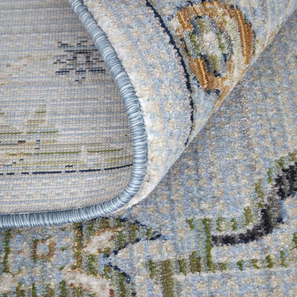 Feizy Melrose 2&#39; x 3&#39; Blue and Multicolor Area Rug, , large