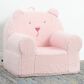 Delta Children Sherpa Bear Chair in Blush Pink, , large