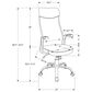 Monarch Specialties Office Armrest Chair in Black, , large