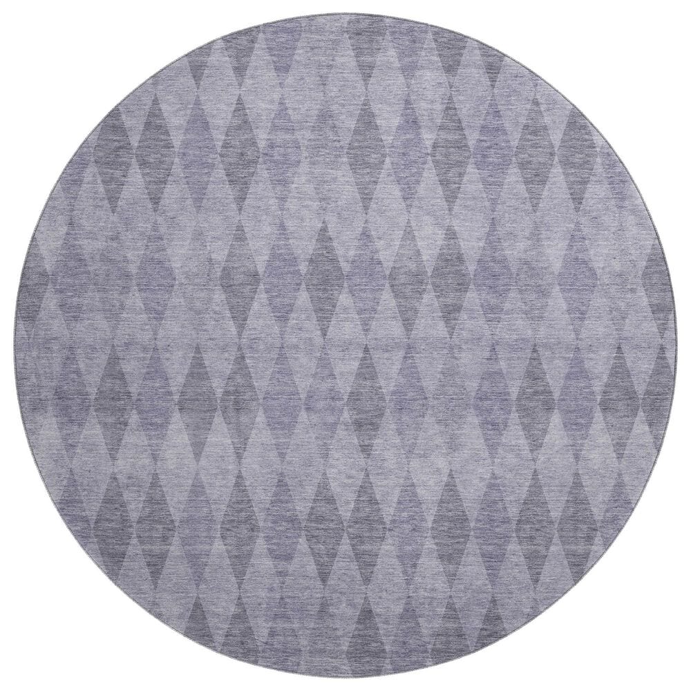 Dalyn Rug Company The Reserve TR2 Lavender 8" Round Indoor/Outdoor Area Rug, , large