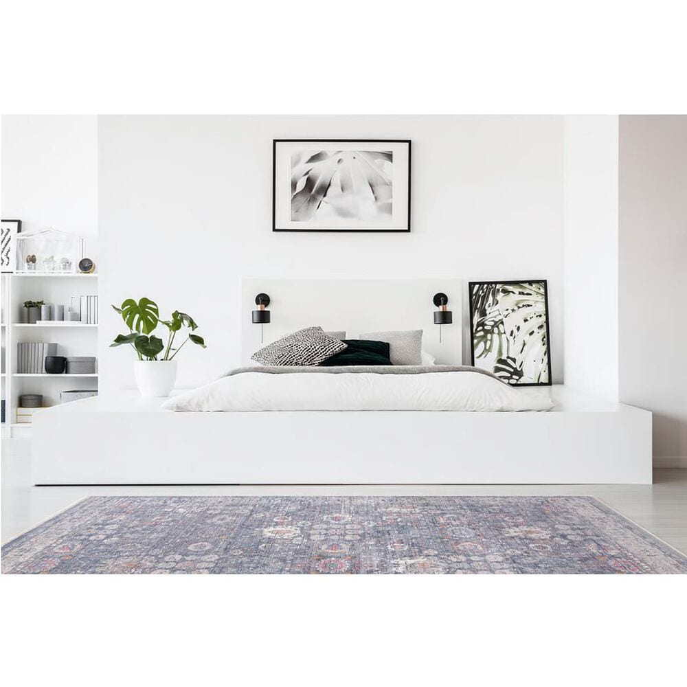 Feizy Cecily 5&#39; x 8&#39; Moonlight Area Rug, , large