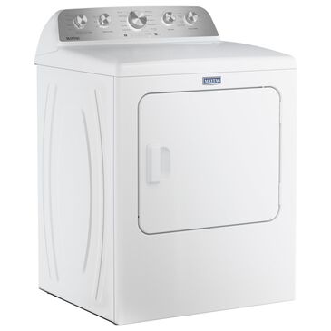 Maytag 7 Cu. Ft. Front Load Gas Dryer with Pet Pro Option in White, , large