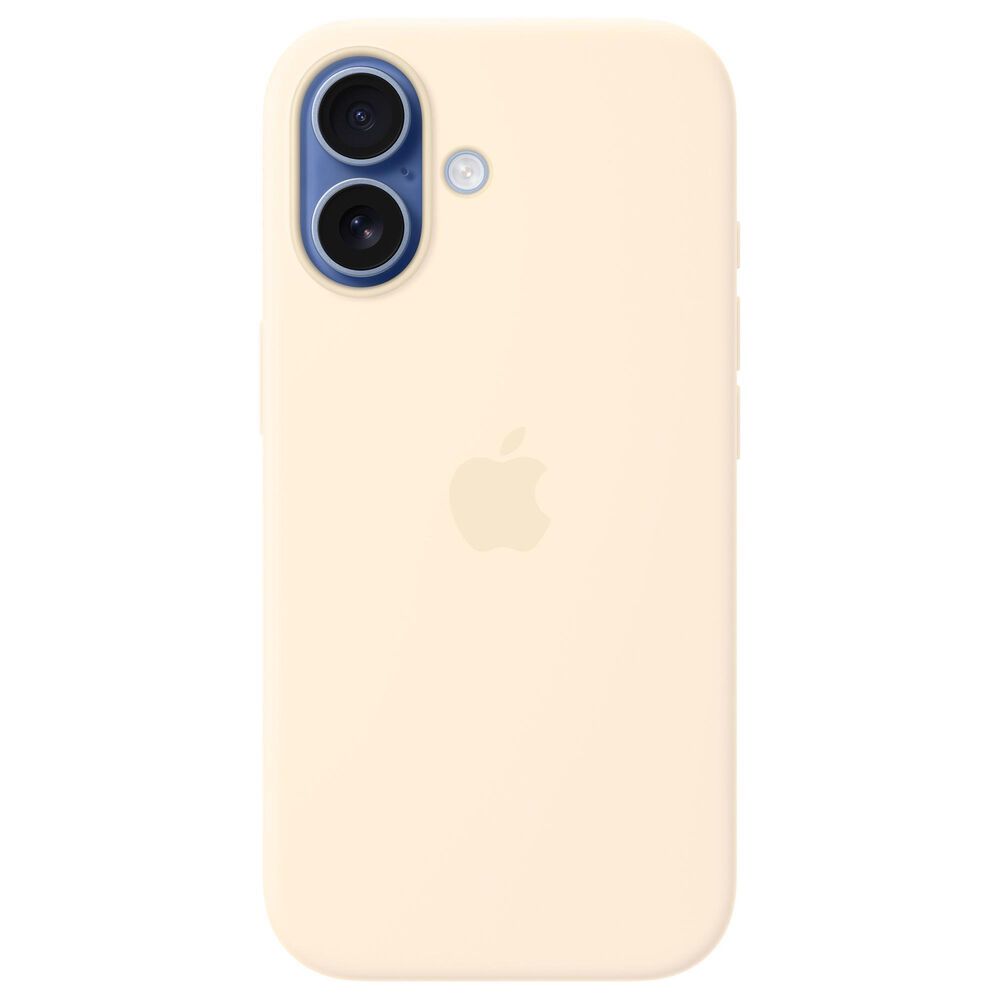 Apple Silicone Case with MagSafe for iPhone 17 in Vanilla, , large