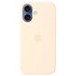 Apple Silicone Case with MagSafe for iPhone 17 in Vanilla, , large