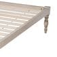 Baxton Studio Iseline King Platform Bed Frame in Antique White, , large