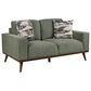 Golden Wave Furniture Heath Stationary Loveseat in Olive, , large
