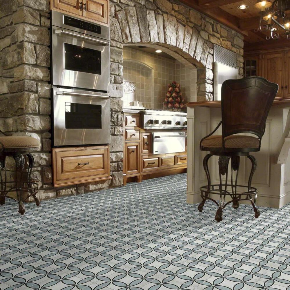 Shaw Revival Isabella Agate 8&quot; x 8&quot; Porcelain Tile, , large