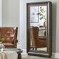 Hooker Furniture Traditions Floor Mirror with Hidden Jewelry Storage in Rich Brown and Grey, , large