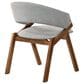 Blue River Westmont and Talulah 5-Piece Dining Set with Gray Cushion in Walnut, , large