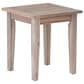 Linon Home Decor Teagon Square Side Table in Natural, , large