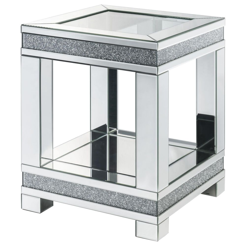 Gunnison Co. Noralie End Table in Mirrored, , large