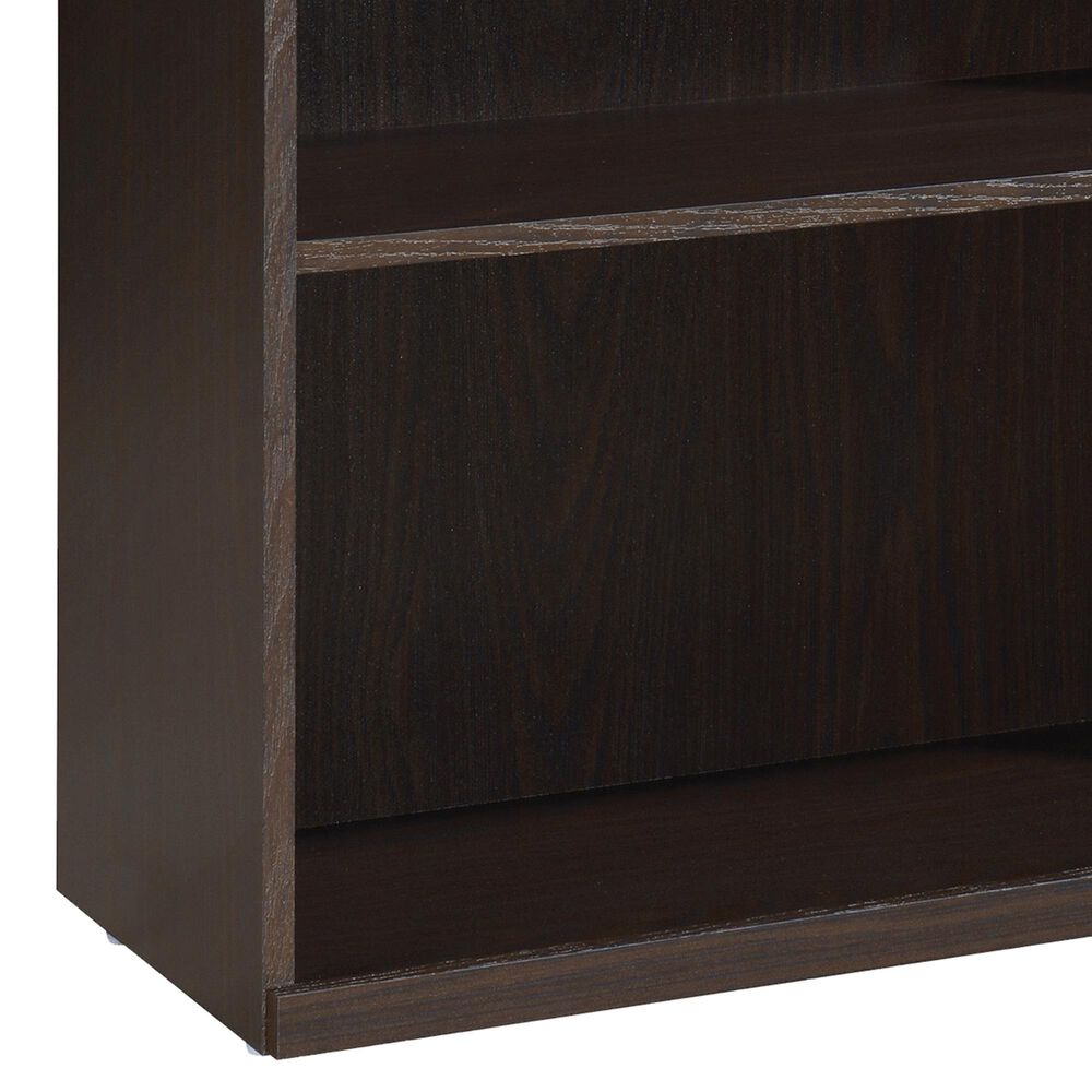 Valor Living Jefferson 2-Shelf Bookcase in Espresso, , large