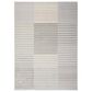 Nourison Brushstrokes 2"2" x 7"6" Silver and Grey Runner, , large