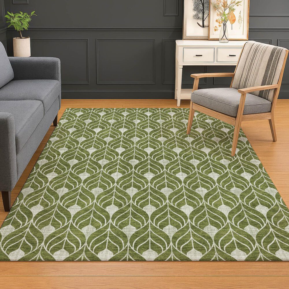 Dalyn Rug Company The Reserve TR10 Olive 9&#39; x 12&#39; Indoor/Outdoor Area Rug, , large