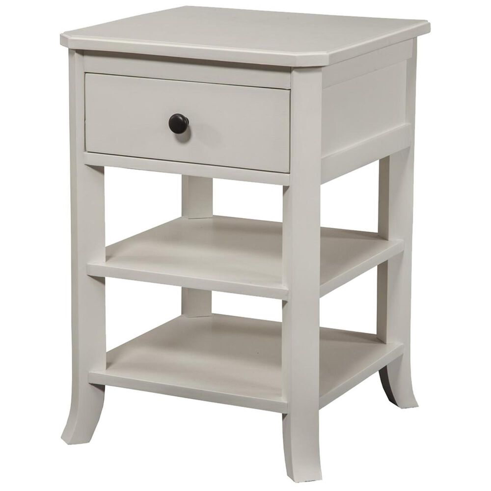 Alpine Furniture Baker Nightstand in White, , large