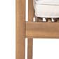 Hearth and Haven Outdoor Dining Chair with Brown Frame in Beige (Set of 2), , large