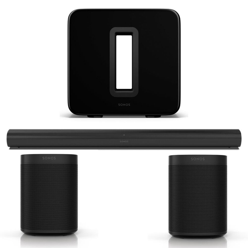 Sonos 5 1 2 Surround Sound Set In Black Nebraska Furniture Mart Modern movies, tv shows, along with games feature. sonos 5 1 2 surround sound set in black nfm