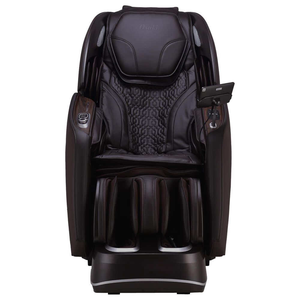 Osaki Platinum 4D and 3D Manhattan Duo Zero Gravity Massage Chair in Brown, , large