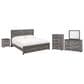 Ashley Bronyan 5-Piece King Bedroom Set in Dark Gray, , large