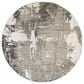 Amer Rugs Alpine ALP-6 7"10" Round Ivory Area Rug, , large