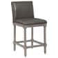 OSP Home Abbott 26" Counter Stool with Pewter Cushion in Brushed Grey, , large