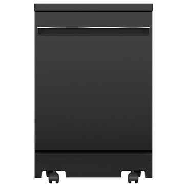 GE Appliances 24" Interior Portable Dishwasher in Black, , large