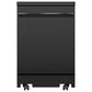 GE Appliances 24" Interior Portable Dishwasher in Black, , large