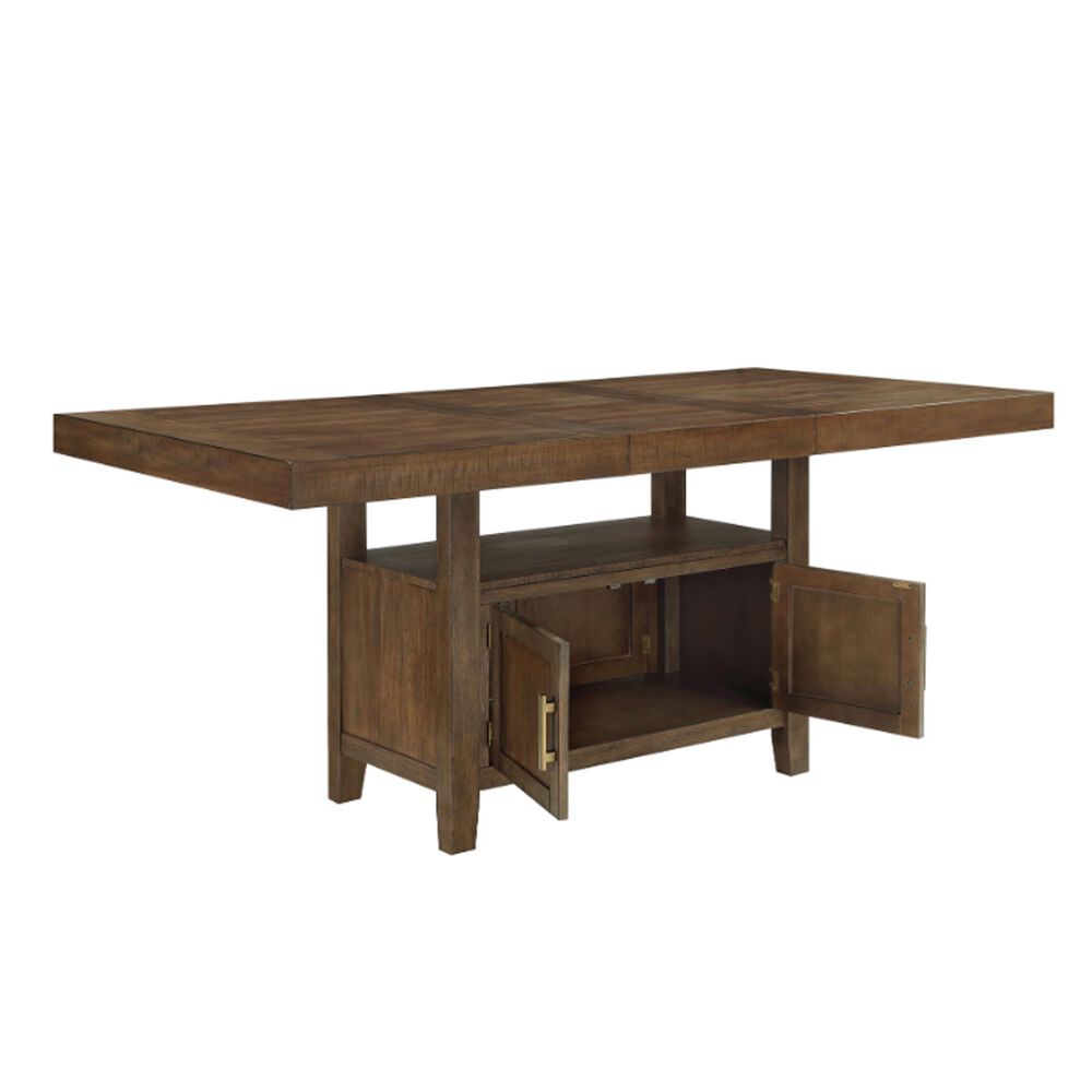 Steve Silver Garland 1-Leaf Dining Table in Toffee - Table Only, , large