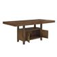 Steve Silver Garland 1-Leaf Dining Table in Toffee - Table Only, , large