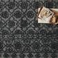 Loloi Cecelia 11"6" x 15" Smoke and Dark Grey Area Rug, , large