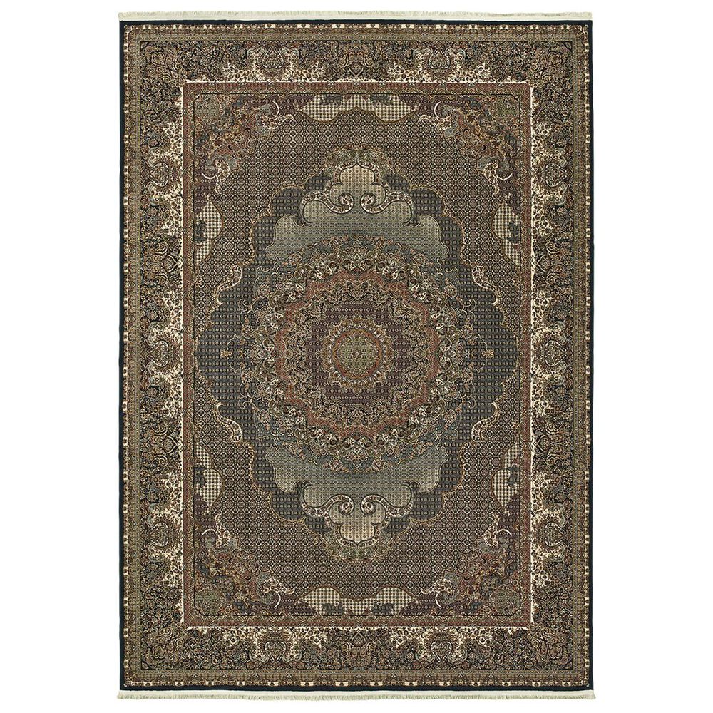 Oriental Weavers Masterpiece 5330B 6"7" x 9"6" Blue Area Rug, , large