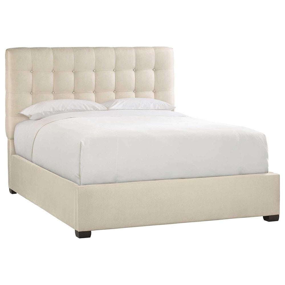 Bernhardt Avery Queen Upholstered Bed in Cream, , large
