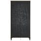 Furniture Worldwide Montclair 4-Piece Queen Panel Bedroom Set in Embossed Cocoa and Smoked Gold, , large
