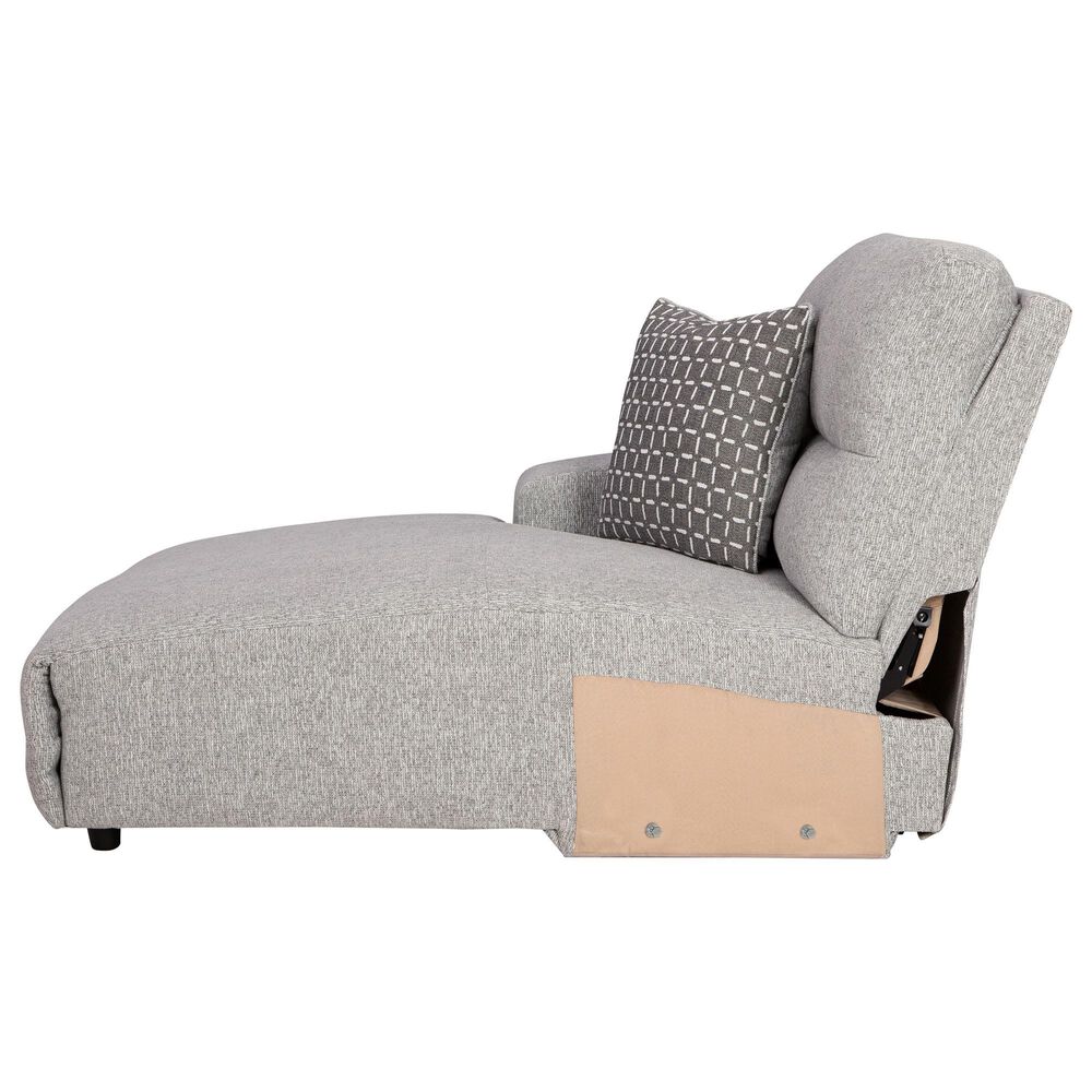 Ashley Acklen Place 6-Piece Power Left Facing Reclining Sectional with Chaise in Pewter, , large