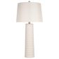 Classy Art Wholesalers Calming Flow Ceramic Table Lamp in White, , large