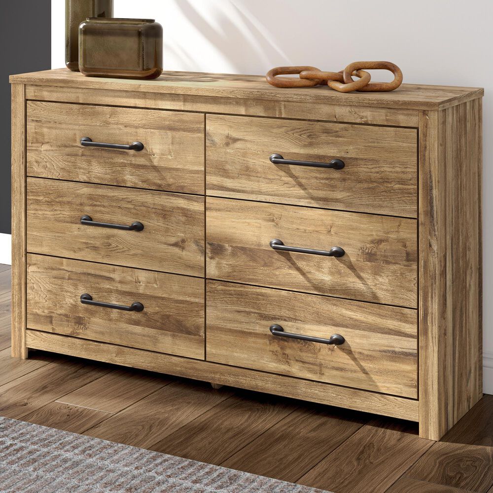 Ashley Maystonna 6-Drawer Dresser in Brown, , large