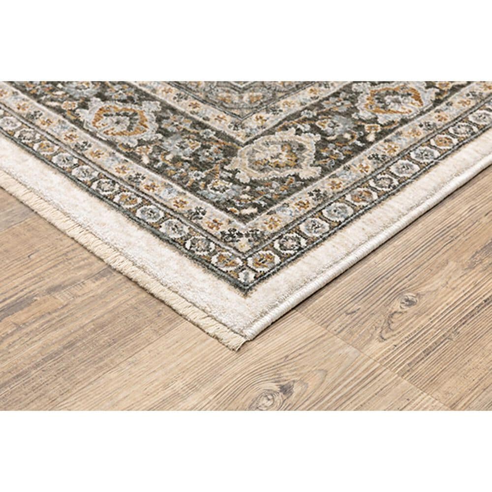 Oriental Weavers Maharaja Belita 2061N 9&#39;10&quot; x 12&#39;10&quot; Ivory Area Rug, , large
