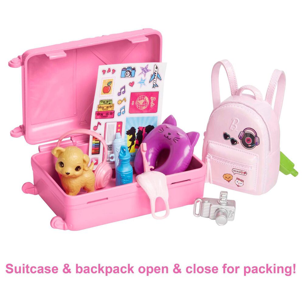 Barbie Malibu Travel Playset with Roberts Doll, , large