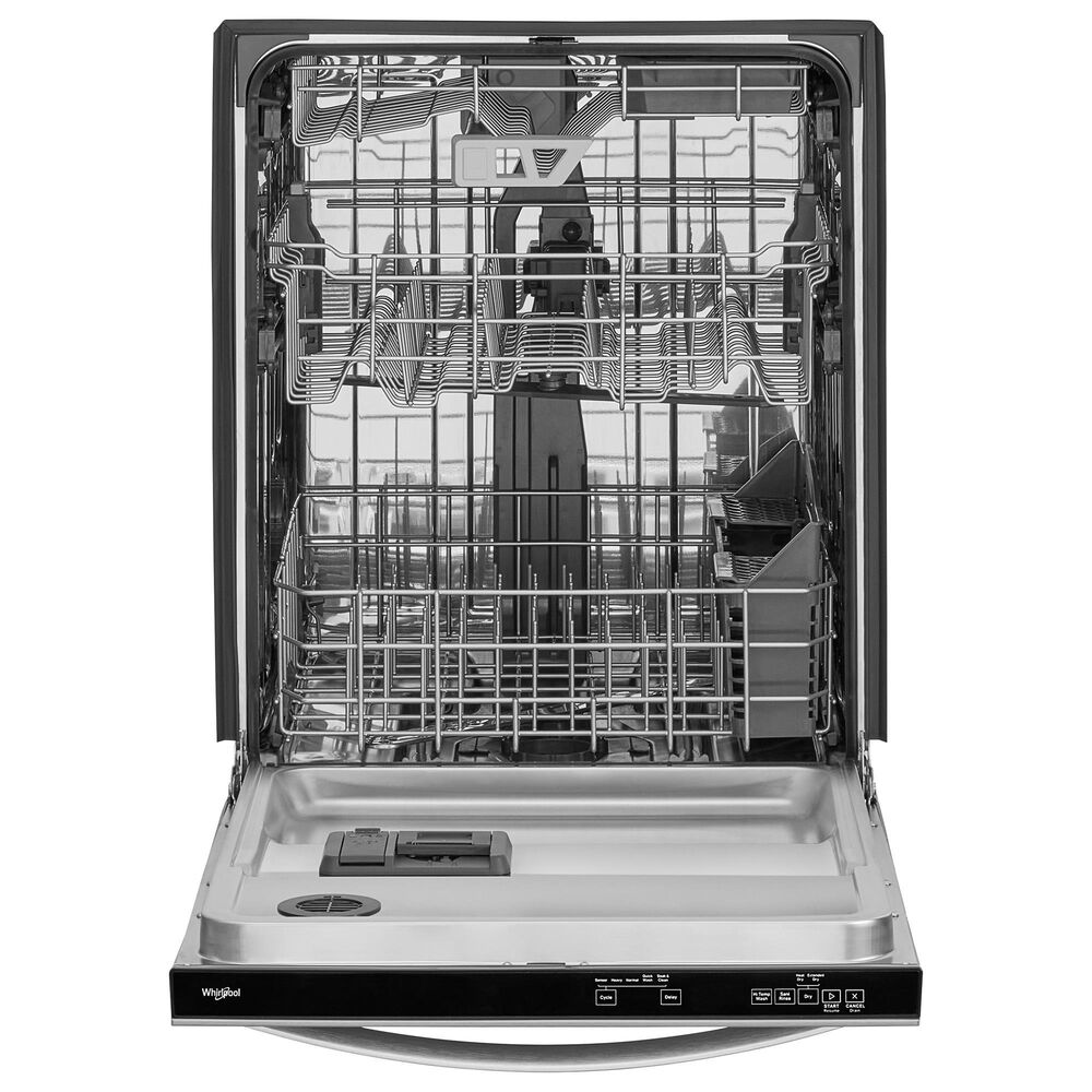 Whirlpool 24&quot; Built In Dishwasher with Hidden Control in Stainless Steel, , large