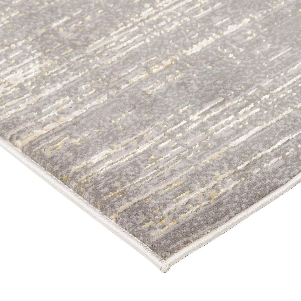 Feizy Aura 3736F 3&#39;11&quot; x 6&#39; Gold and Beige Area Rug, , large