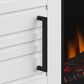Endress International Malibu 95" Fireplace TV Stand in White, , large