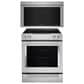 KitchenAid 2-Piece Kitchen Package with 6.4 Cu. Ft. Slide-In 5-Element Electric Range and 1.1 Cu. Ft. Over-The-Range Microwave Oven in Stainless Steel, , large