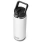 YETI Rambler 26 Oz Water Bottle with Straw Cap in White, , large